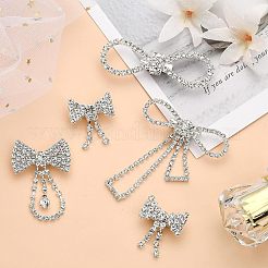12 spilla da bavero con fiocco in strass di cristallo in 4 stili&nbsp;JEWB-CA0001-19