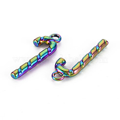 Regenbogenfarbene legierung anhänger&nbsp;PALLOY-S180-273-NR