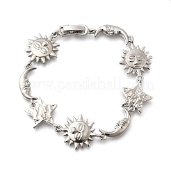 Lien en laiton bracelets pour les femmes&nbsp;LS-BJEW-C118-01P
