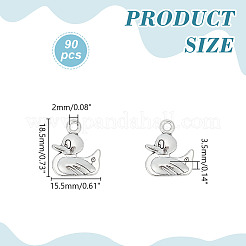 90 pièces pendentifs en alliage de style tibétain&nbsp;FIND-ME0002-46