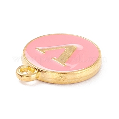 Charms smaltati in lega placcati oro&nbsp;X-ENAM-Q437-14V