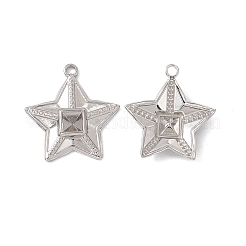 Pendentifs en acier inoxydable 304 anti-ternissement&nbsp;STAS-K242-12P