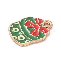 Noël pendentifs émail en alliage&nbsp;ENAM-K074-01G-05