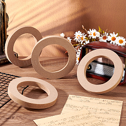 Anillo espaciador de madera para altavoz de coche.&nbsp;DIY-WH0430-396A