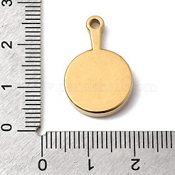 Pendentifs en strass cristal en acier inoxydable 304&nbsp;STAS-P454-07G-01