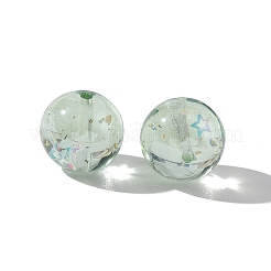 Perlas de resina transparentes luminosas&nbsp;RESI-F073-03C