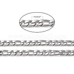 Anlaufgeschützte Mutter-Sohn-Ketten aus Edelstahl 304&nbsp;CHS-K001-32-7mm