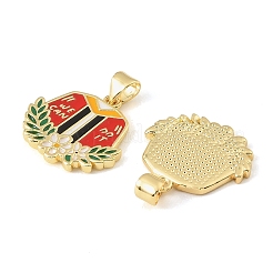 Colgantes de latón esmaltado para la temporada de graduación&nbsp;KK-CBAF2EC-03G-B01