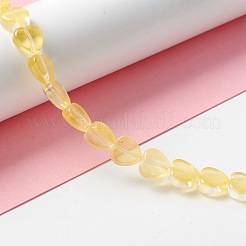 Transparent perles de verre brin&nbsp;GLAA-F112-03J