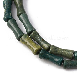 Stränge natürlicher Shoushan-Jadeperlen&nbsp;G-L624-G01-12x5mm