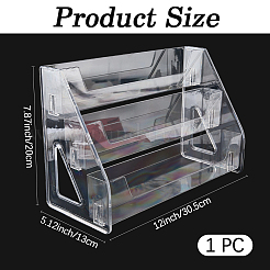 3-stufige Acryl-Displayständer&nbsp;ODIS-WH20012-13C