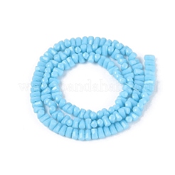 Opache perle di vetro fili&nbsp;GLAA-Q107-01A-A04