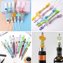 Perline focali in silicone ecologico per uso alimentare 30 pz 15 colori&nbsp;SIL-CJ0001-09