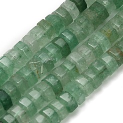 Natürliche grüne Erdbeere Quarzperlen Stränge&nbsp;G-G317-A08-3x6mm
