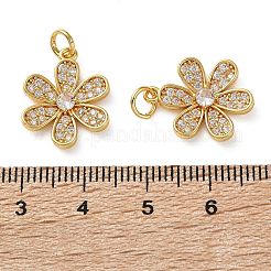 Messing micro pave klare zirkonia anhänger&nbsp;KK-D221-06G