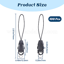100 correa de plástico para móvil con hebilla desmontable.&nbsp;FIND-GF0006-61A