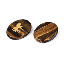 Natürlichen Tigerauge Cabochon&nbsp;G-T143-28E