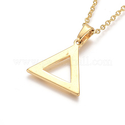 Colliers pendentifs en acier inoxydable 304&nbsp;NJEW-F275-11G