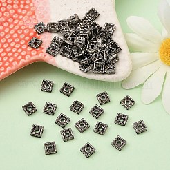 Messing Strass Zwischen perlen&nbsp;RB-A013-6x6-01B-NF