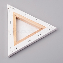 Toile vierge en forme de triangle&nbsp;DIY-WH0161-19