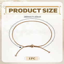 1 chaîne de cheville en acier inoxydable pour femme&nbsp;AJEW-LP0006-48B-G