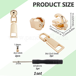 Accesorios de cremallera de acero inoxidable&nbsp;FIND-WH0173-498KCG