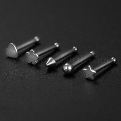 Anelli per il naso in acciaio inossidabile chirurgico 316l&nbsp;WG3D14E-10