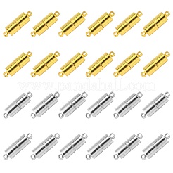20 Sätze 2-farbige Magnetverschlüsse aus Legierung&nbsp;PALLOY-CJ0002-42