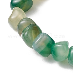 Bracelets extensibles en perles d'agate naturelle pour hommes et femmes&nbsp;BJEW-JB11957-02