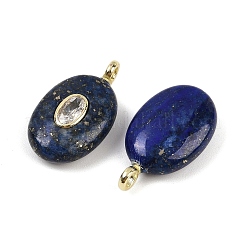 Anhänger aus natürlichem Lapislazuli und Zirkonia&nbsp;G-Z076-01G-11