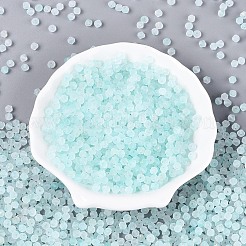 Perles de rocaille en verre dépoli&nbsp;SEED-N012-01C
