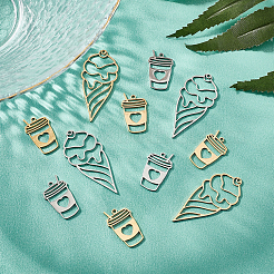 16 pendentif en acier inoxydable de style 201&nbsp;STAS-DC0006-57