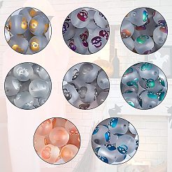 Perle di vetro placcato 120 pz&nbsp;EGLA-PH0001-08