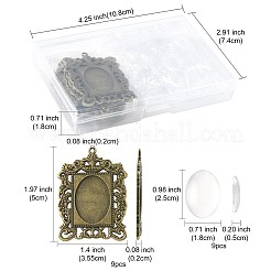 DIY-Set zur Herstellung rechteckiger Anhänger&nbsp;DIY-FS0009-38