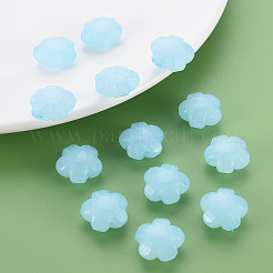 Perles en acrylique de gelée d'imitation&nbsp;LS-MACR-S373-87-E08