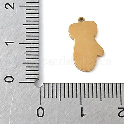 Weihnachtsmotive 304 Edelstahl Emaille Charms&nbsp;LS-STAS-K312-04E-G