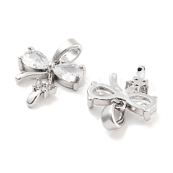 Pendentifs avec zircon cubiques à micro-pavés en laiton&nbsp;KK-P271-06P-C