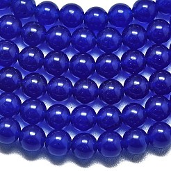 Chapelets de perles en jade de malaisie naturelle&nbsp;G-L645-C01-4mm-18