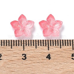 Embouts de perles de verre teints et chauffés&nbsp;X-GLAA-Z019-02M