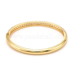 Micro en laiton pavent bracelets zircone cubique&nbsp;BJEW-F416-01G