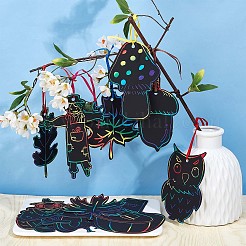 DIY-Erntedankfest-Kratzkunstpapier-Lesezeichen-Kit&nbsp;DIY-WH0401-65