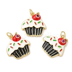 Pendentifs avec zircon cubiques à micro-pavés en laiton&nbsp;KK-M246-39G