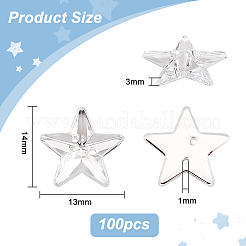 100 Stück Strass aufnähen&nbsp;GACR-OC0001-02