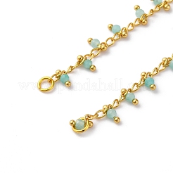 Laiton chaîne porte-câble fabrication de collier&nbsp;KK-K337-12G-11