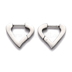 Orecchini a cerchio huggie in acciaio inossidabile 304 anti-ossidazione&nbsp;STAS-J033-16P