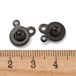 Placcatura ionica (ip) 201 fermagli a scatto in acciaio inossidabile&nbsp;STAS-F139-082B