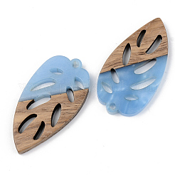 Colgantes de resina y madera de nogal&nbsp;RESI-S389-048A