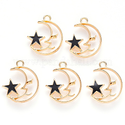 Pendentifs d'émail en alliage&nbsp;ENAM-S121-062