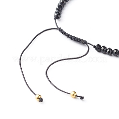 Set di bracciali regolabili con perline intrecciate in filo di nylon&nbsp;BJEW-JB06441