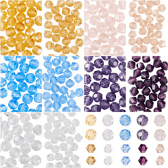 300pcs 10 Arten transparente Glasperlen&nbsp;EGLA-TA0013-20